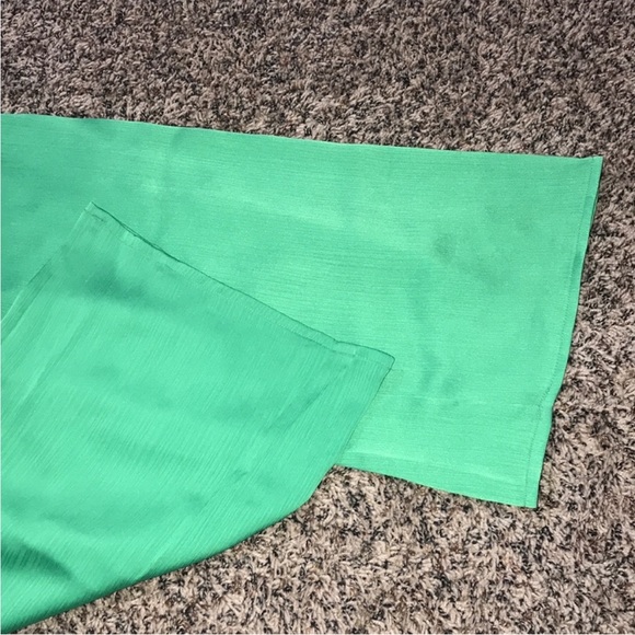 🆕 Wild Fable Y2K Vintage Vibe Satin Wide Leg Vibrant Green Jumpsuit Var Size NWT - Picture 5 of 10